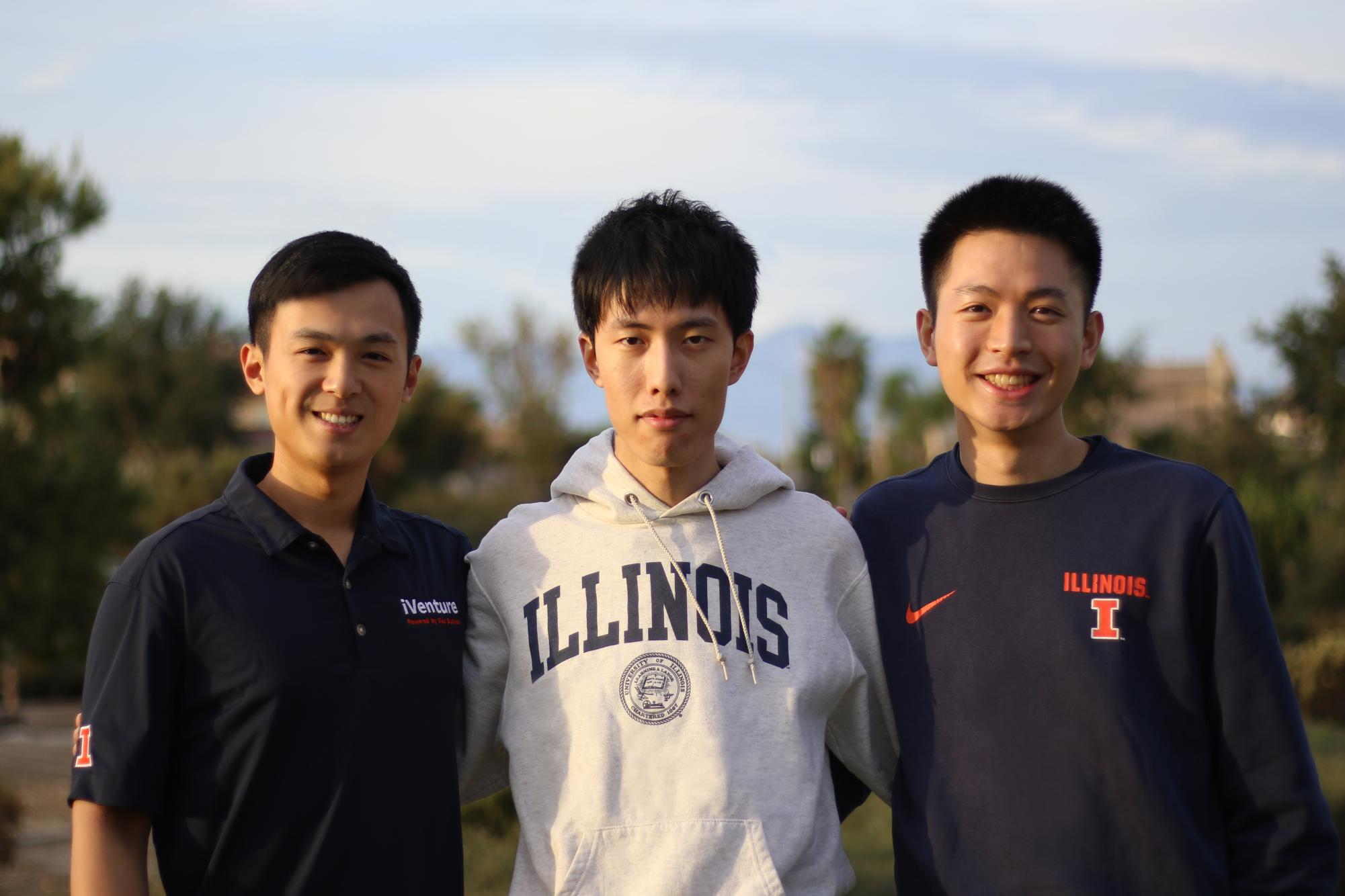 (Left to right) DoubleSpot team Wei-Jui Chen, Chien-Hsuan Chang and Sean Chang